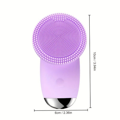 CONESN Electric Facial Cleansing Brush,Silicone Facial Cleansing Brush, Electric Silicone Face Brush, Sonic Facial Cleansing Brush For Makeup Remover - Renee Lane Company