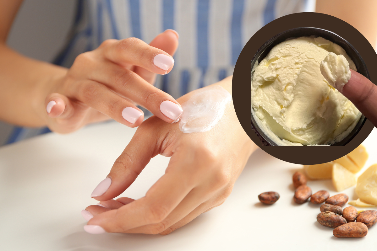 CRUSH Cocoa Butter Body Cream with Vitamin E, SMOOTHING BODY BUTTER, 250g - Renee Lane Company