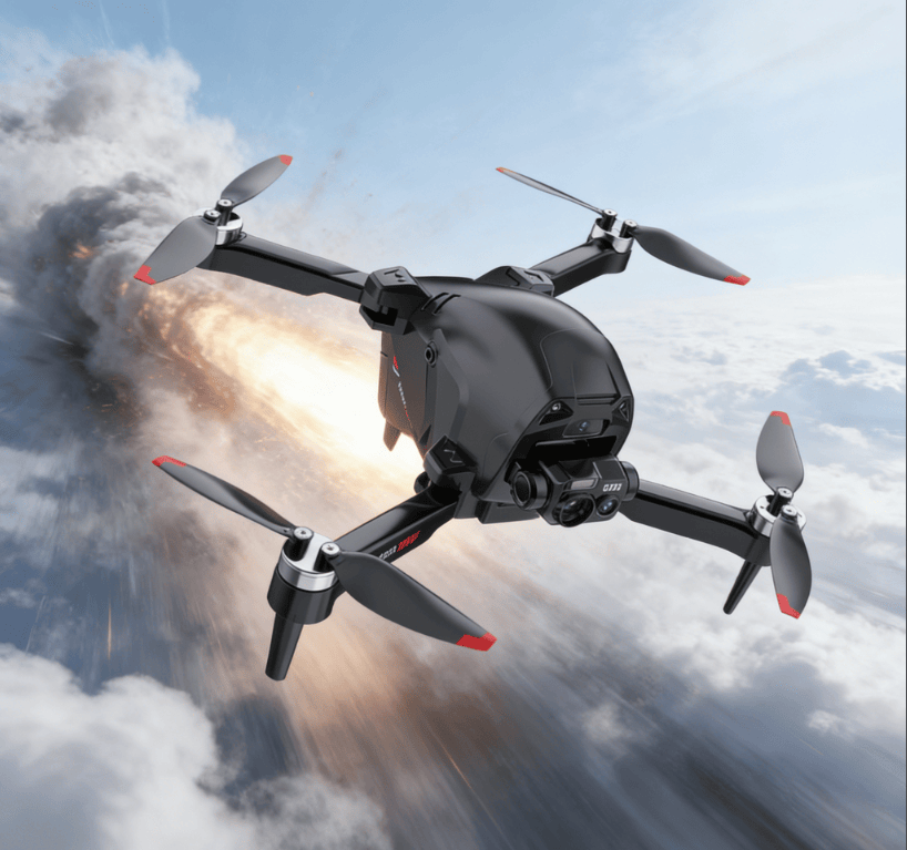 CS16-Dual Camera-4K HD Camera Drone, equipped with a 3-axis gimbal, GPS automatic return, foldable quadcopter, suitable for adults - long battery life, follow mode - Renee Lane Company