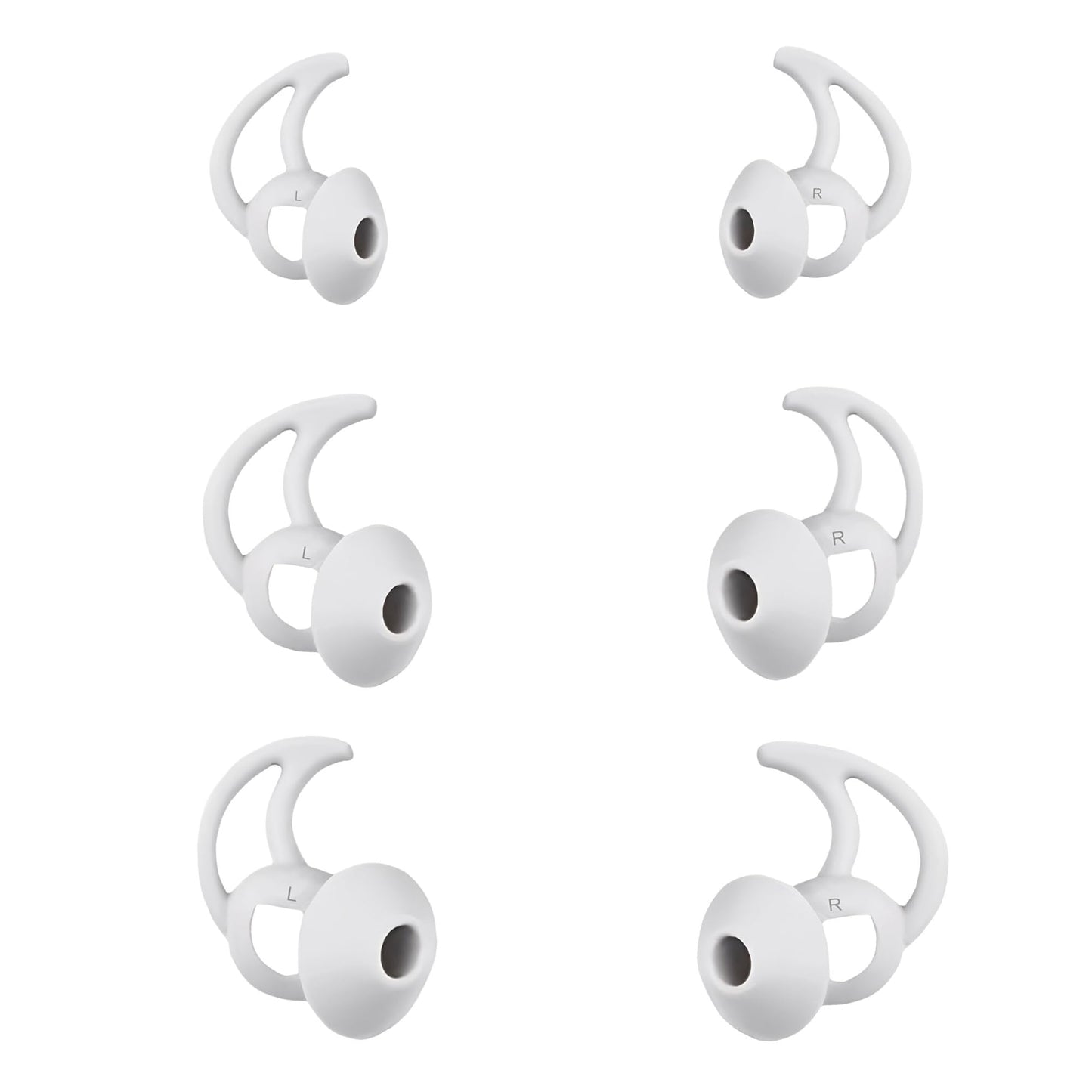 CYADCI Silicone Earbud Tips Compatible with Bose QuietComfort Earbuds and Sport Earbuds3 PairsSilver - Renee Lane Company