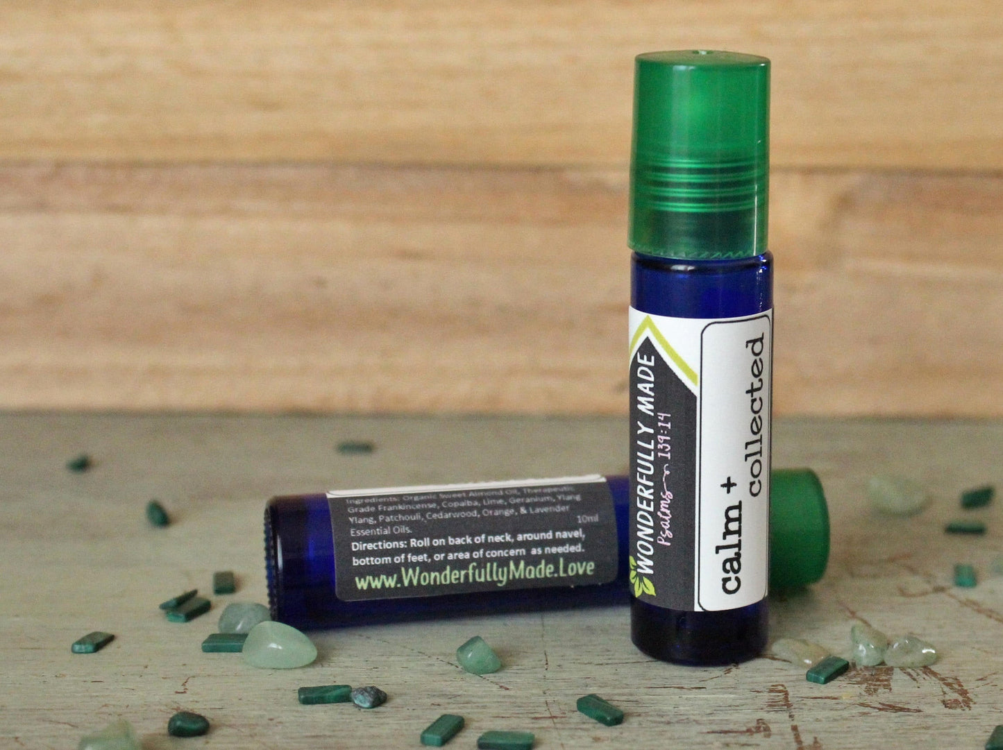 Calm + Collected Roller | ADHD | Focus | Anxiety | ADD | Calming | Kids | School | Over-active mind | Natural Calm | TMJ | Natural Relief - Renee Lane Company
