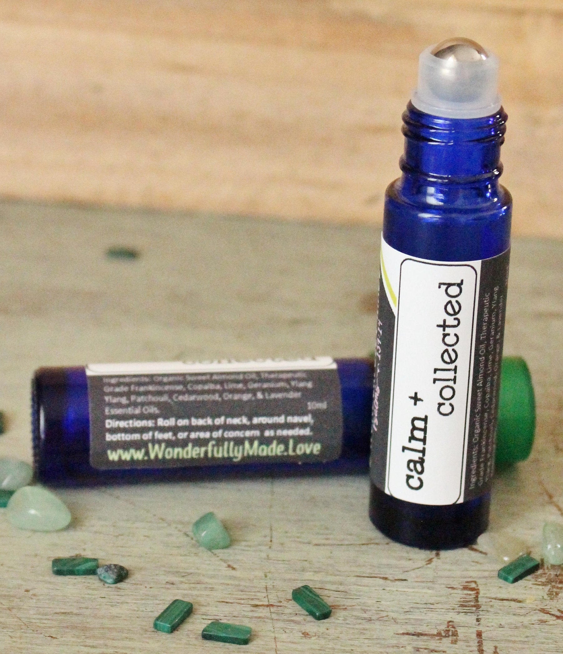 Calm + Collected Roller | ADHD | Focus | Anxiety | ADD | Calming | Kids | School | Over-active mind | Natural Calm | TMJ | Natural Relief - Renee Lane Company