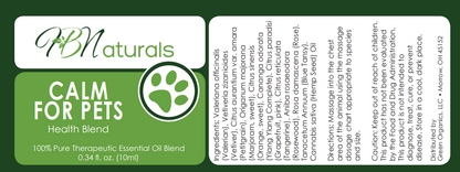 Calm For Pets Essential Oil - Renee Lane Company