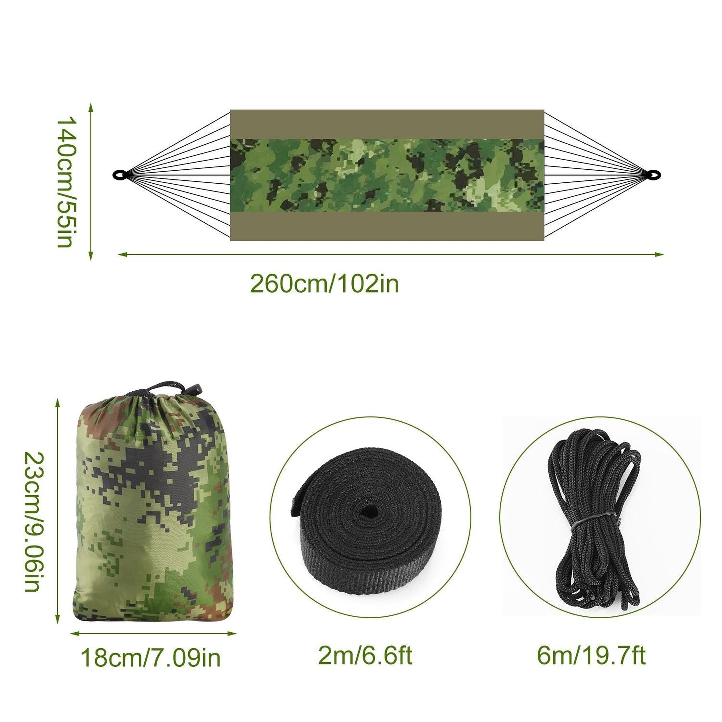 Camping Hammock with Mosquito Net, Portable Double Hammock Tent Load Two People with 2 Straps, Best for Outdoor Garden Hiking Travel - Renee Lane Company