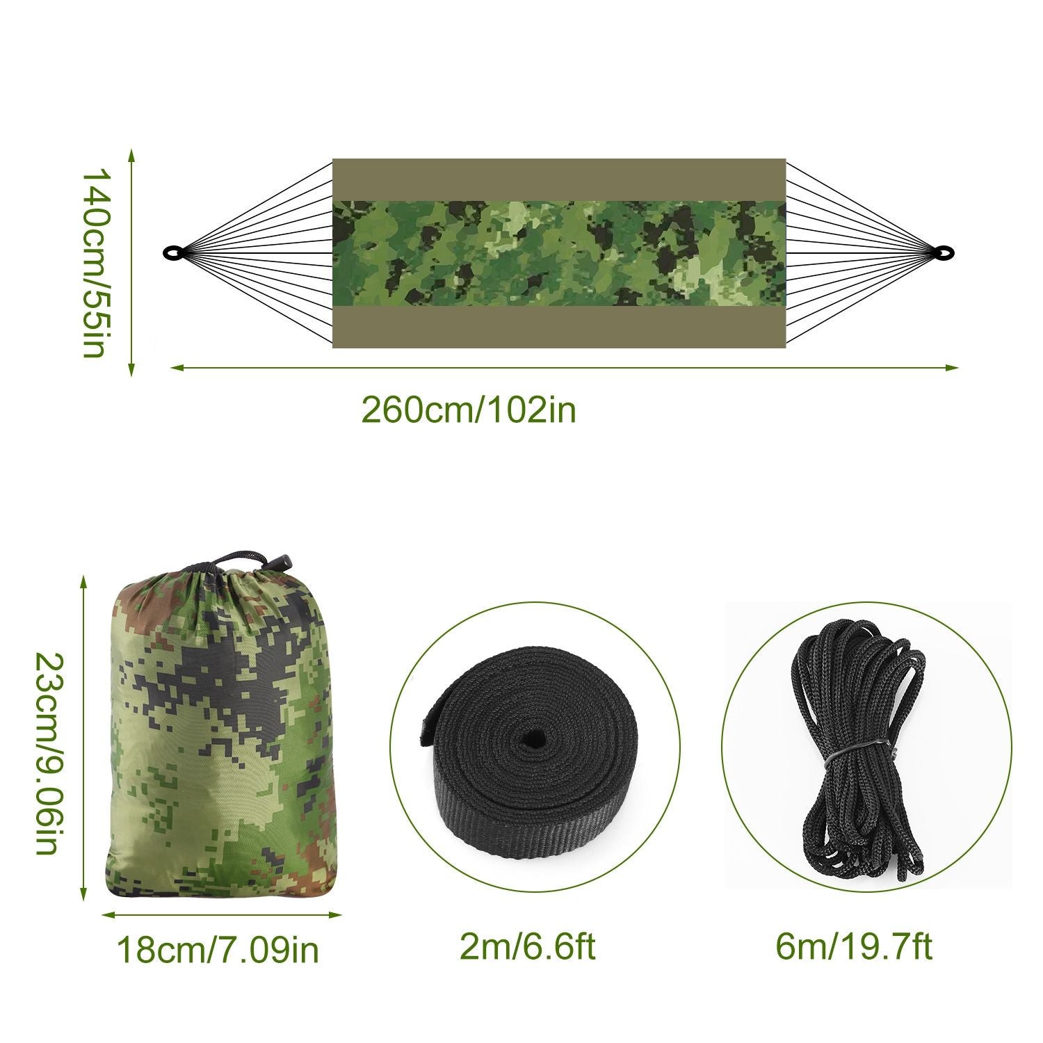 Camping Hammock with Mosquito Net, Portable Double Hammock Tent Load Two People with 2 Straps, Best for Outdoor Garden Hiking Travel - Renee Lane Company