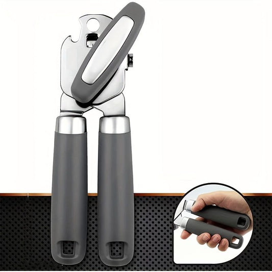 Can Opener, 4-in-1 Can Opener, Bottle Opener, Multi-functional Stainless Steel Canning Knife, Suitable For Home Use - Renee Lane Company