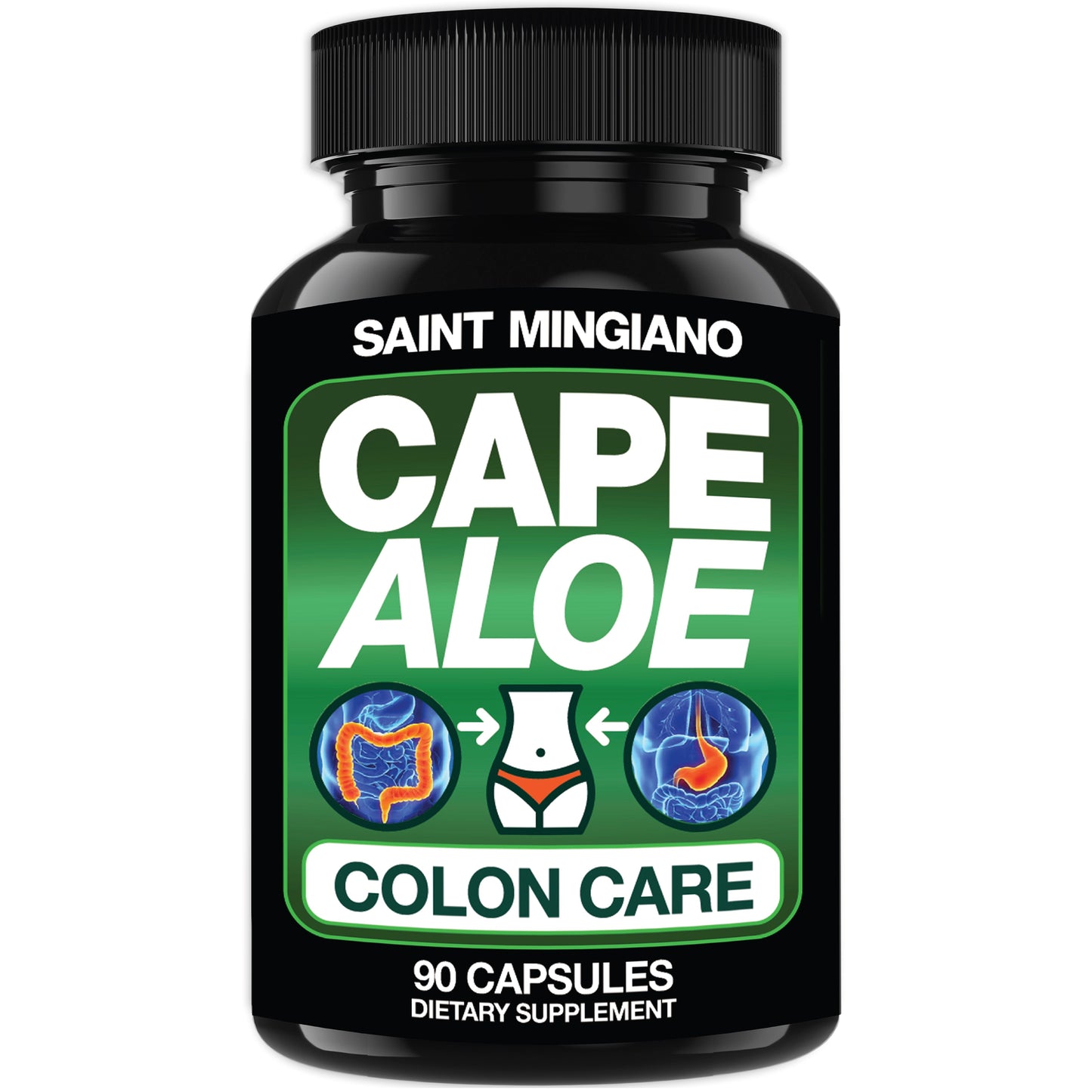 Cape Aloe Colon Cleanse, Detox & Flush - 90 Capsules. Gentle Constipation Relief - Renee Lane Company