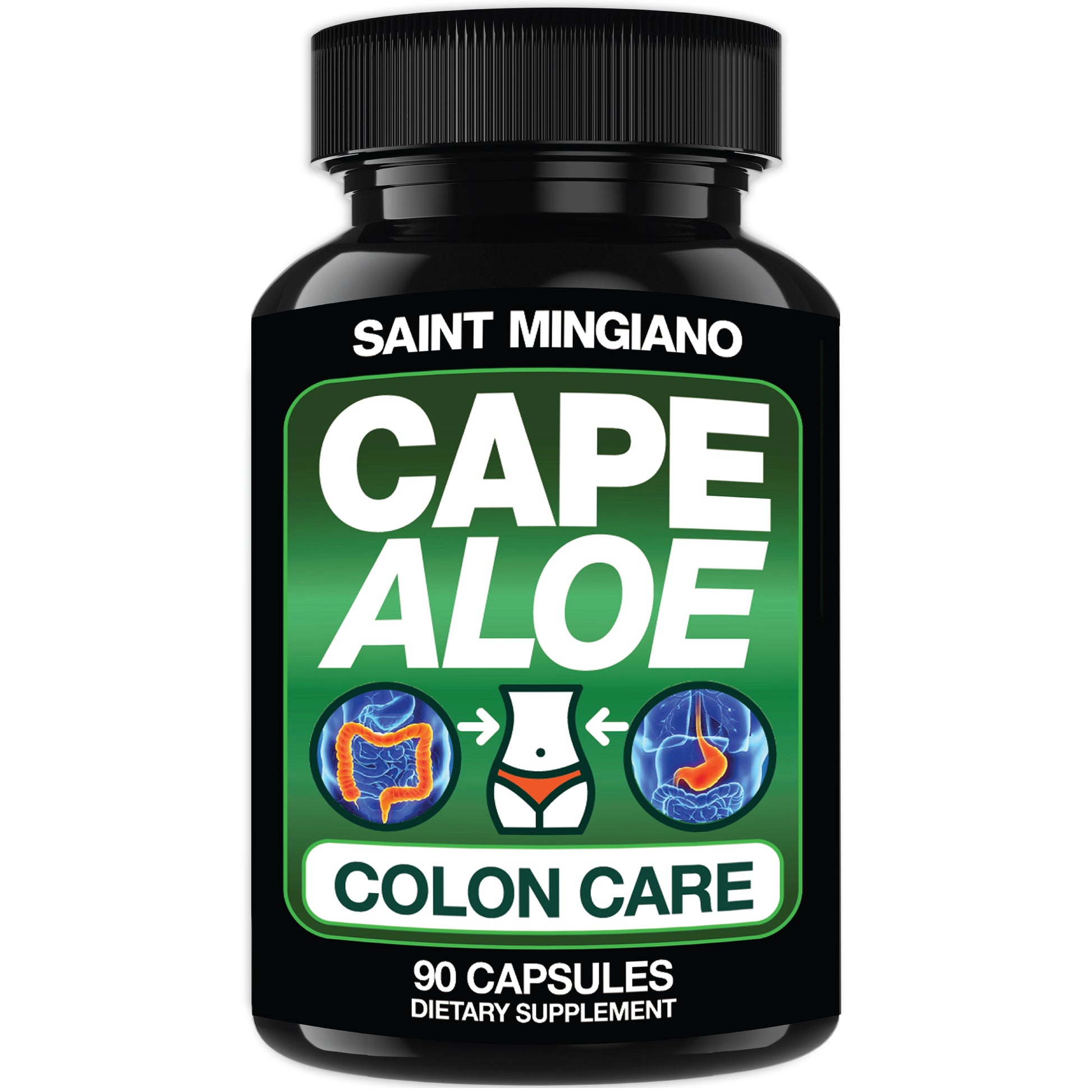 Cape Aloe Colon Cleanse, Detox & Flush - 90 Capsules. Gentle Constipation Relief - Renee Lane Company