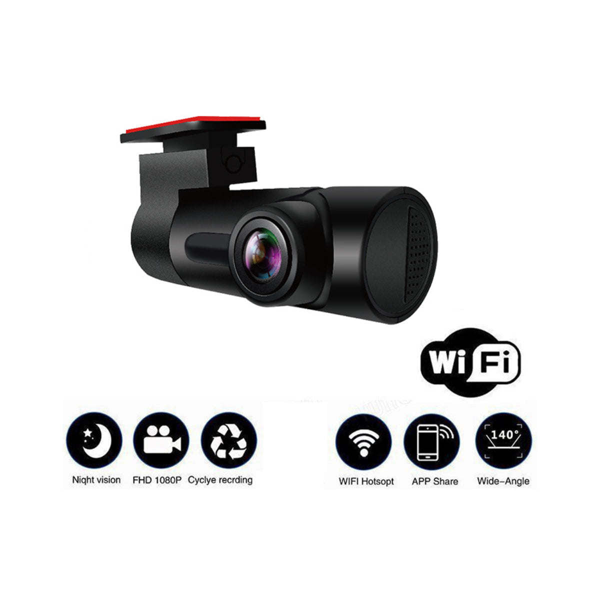 Car Dash Cam with Wifi and App - Renee Lane Company