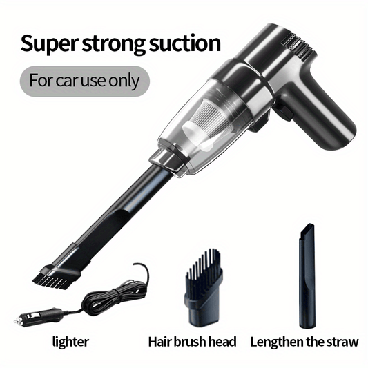 Car Mounted Vacuum Cleaner, Super Strong, High-power, High Suction, Dry And Wet Dual-purpose Sedan, Small, Mini, Handheld, Multifunctional, Portable - Renee Lane Company