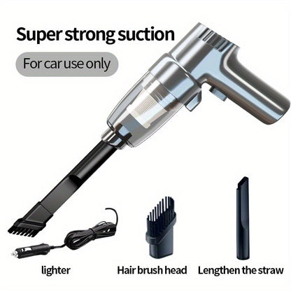 Car Mounted Vacuum Cleaner, Super Strong, High-power, High Suction, Dry And Wet Dual-purpose Sedan, Small, Mini, Handheld, Multifunctional, Portable - Renee Lane Company