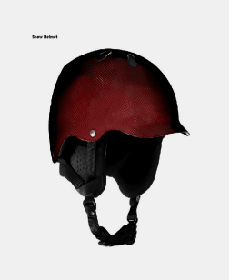 Carbon fiber ski helmet. (High-grade lightweight carbon fiber ski helmet) - Renee Lane Company