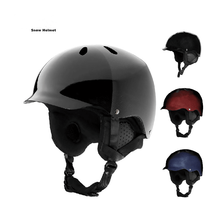 Carbon fiber ski helmet. (High-grade lightweight carbon fiber ski helmet) - Renee Lane Company
