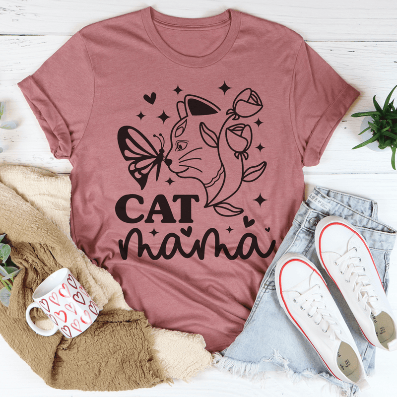 Cat Mama T-Shirt - Renee Lane Company
