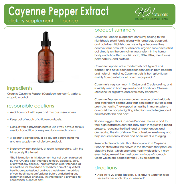 Cayenne Pepper - Supports Healthy Digestion and Circulation - Renee Lane Company