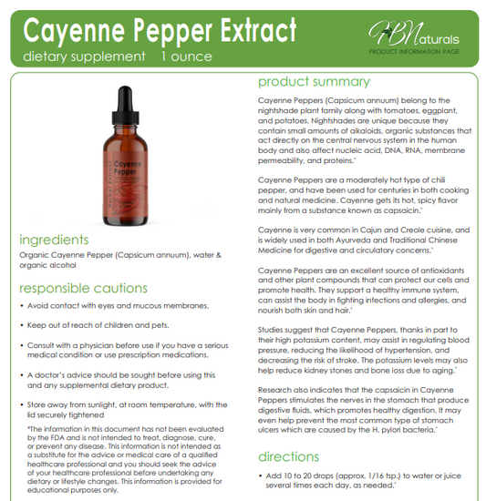 Cayenne Pepper - Supports Healthy Digestion and Circulation - Renee Lane Company