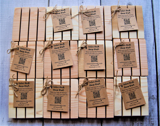 Cedar Soap Deck - Renee Lane Company