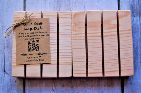 Cedar Soap Deck - Renee Lane Company