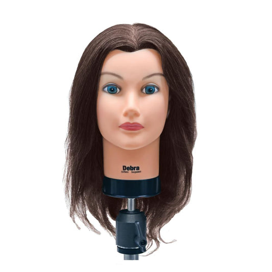 Celebrity Cosmetology Human Hair Mannequin Head - Debra - Renee Lane Company