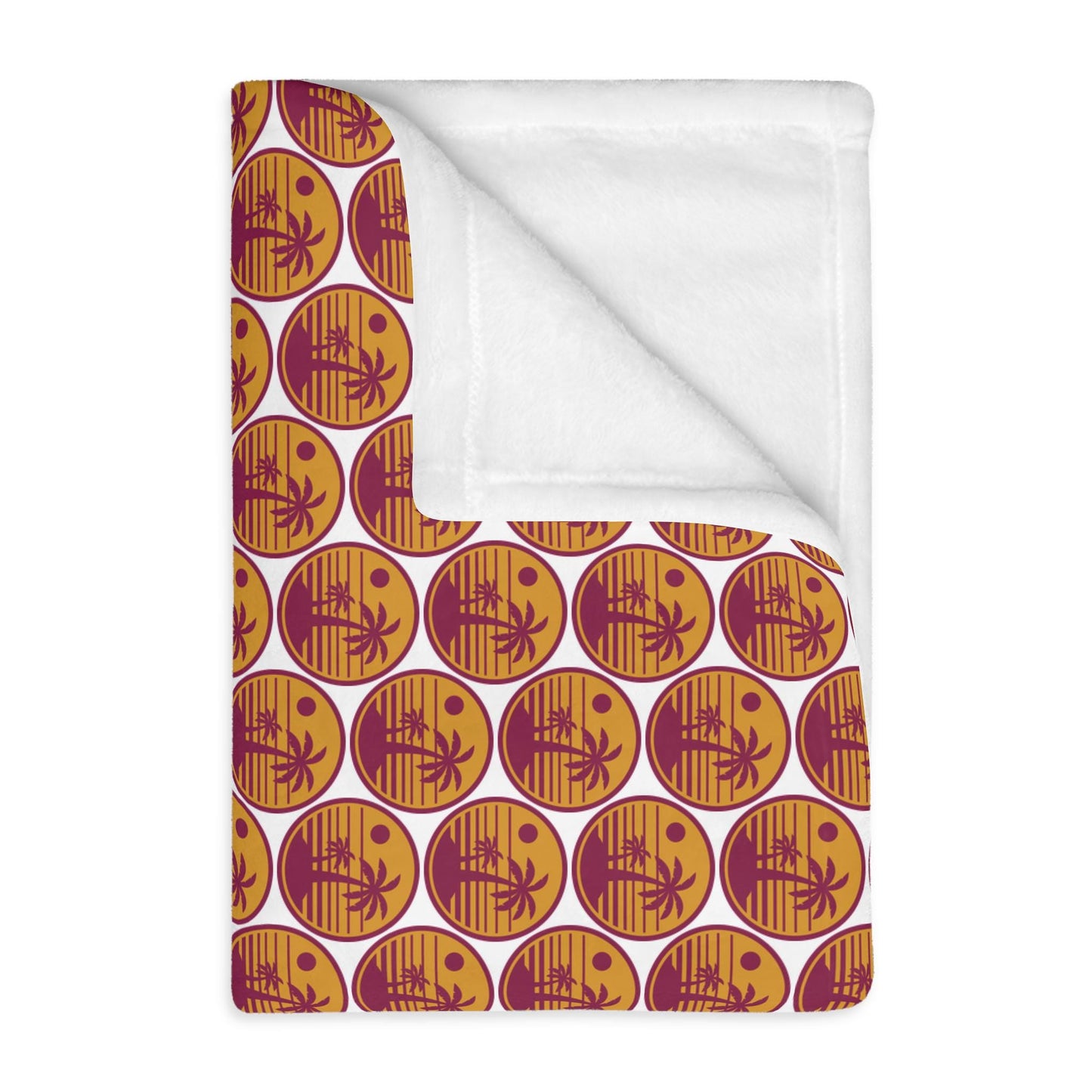 Celestial Pumpkin Pattern Blanket  Cozy Halloween Velveteen Throw - Renee Lane Company