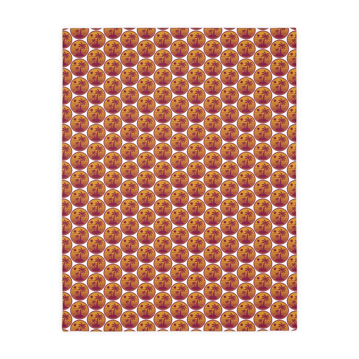 Celestial Pumpkin Pattern Blanket  Cozy Halloween Velveteen Throw - Renee Lane Company