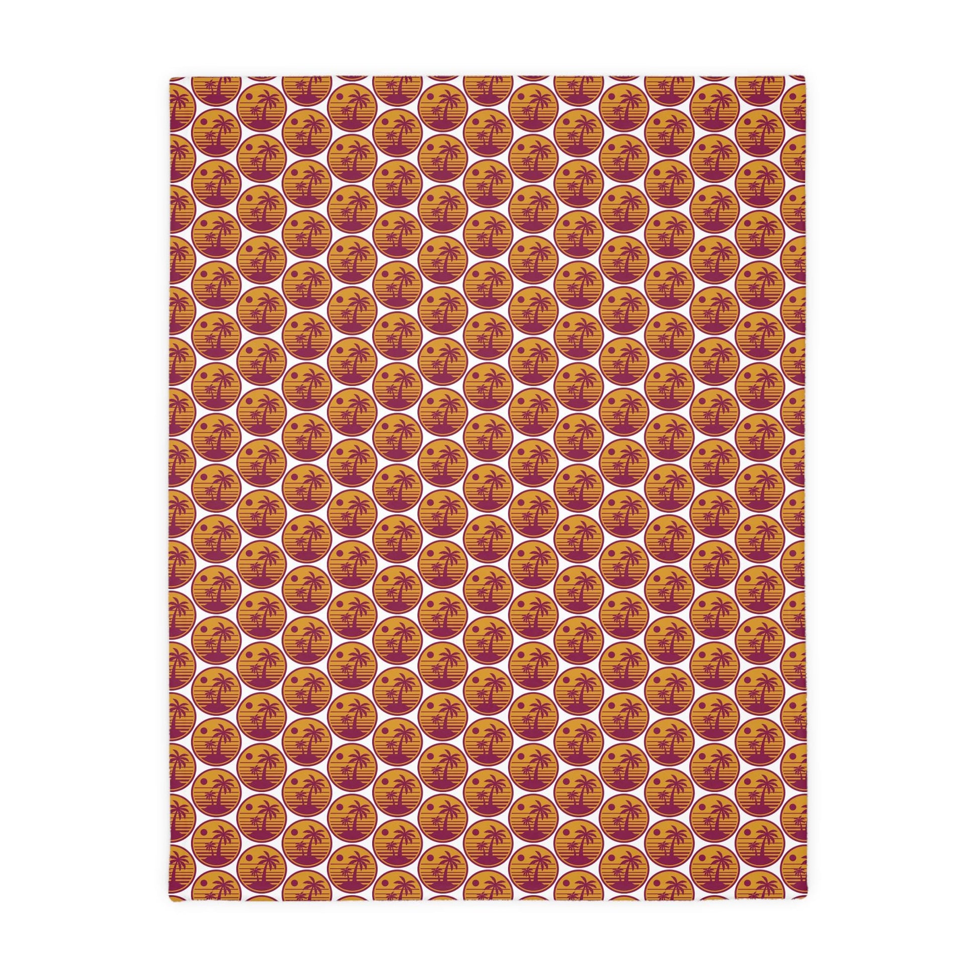 Celestial Pumpkin Pattern Blanket  Cozy Halloween Velveteen Throw - Renee Lane Company