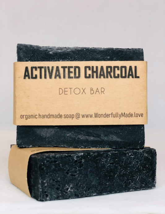 Charcoal Soap | Face Detox Soap | Black Cleansing Bar - Renee Lane Company