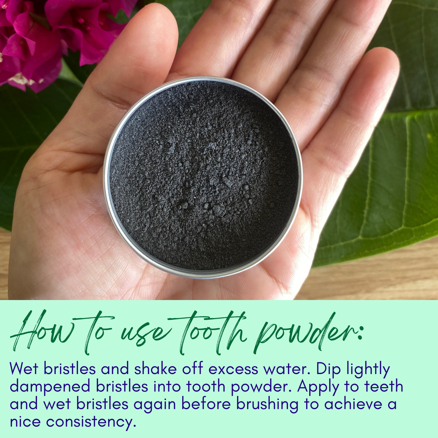 Charcoal Tooth Powder, Unflavored with 5% Hydroxyapatite - Renee Lane Company