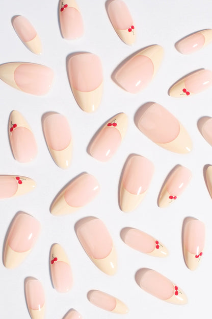 Cherry Charm | Soft & Durable Press-On Nails - Renee Lane Company