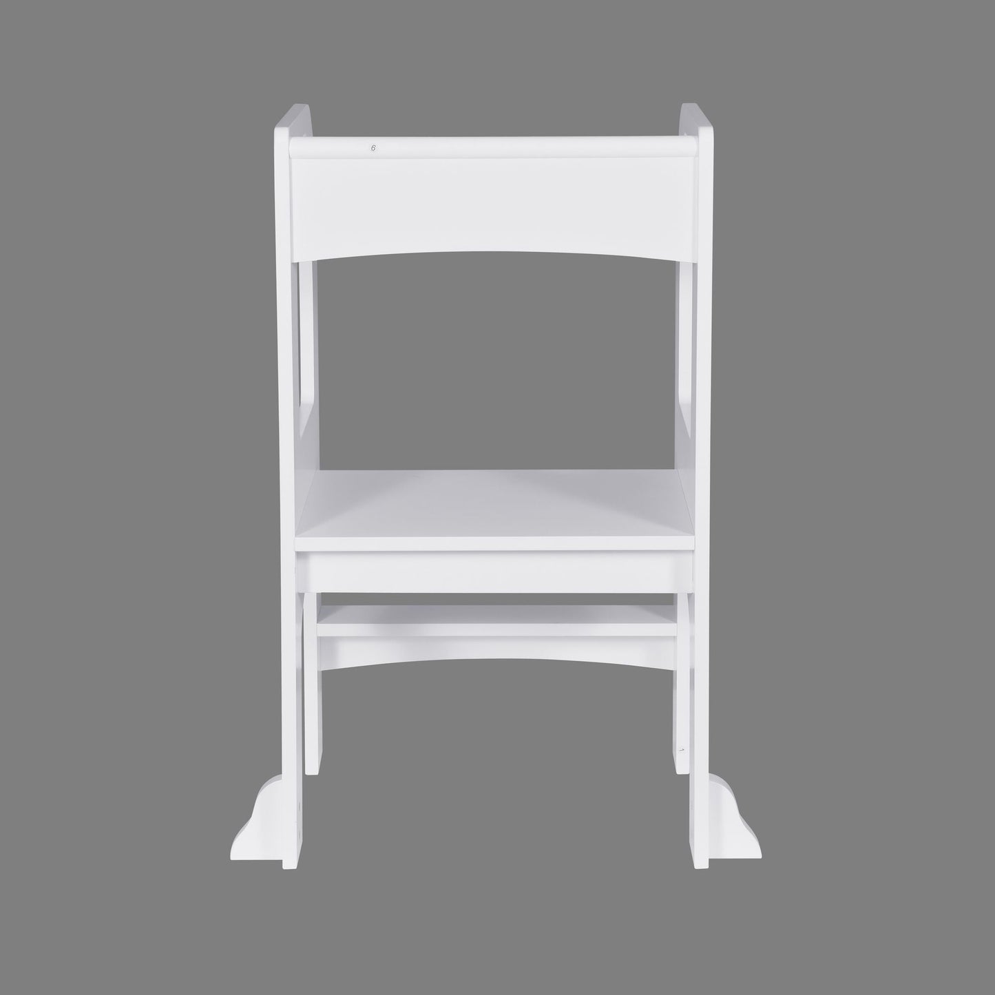 Child Standing Tower;  Step Stools for Kids;  Toddler Step Stool for Kitchen Counter;  White - Renee Lane Company