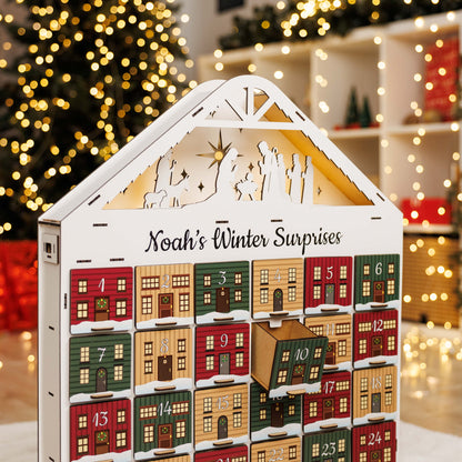 Christmas Advent Calendar - Colored - Renee Lane Company