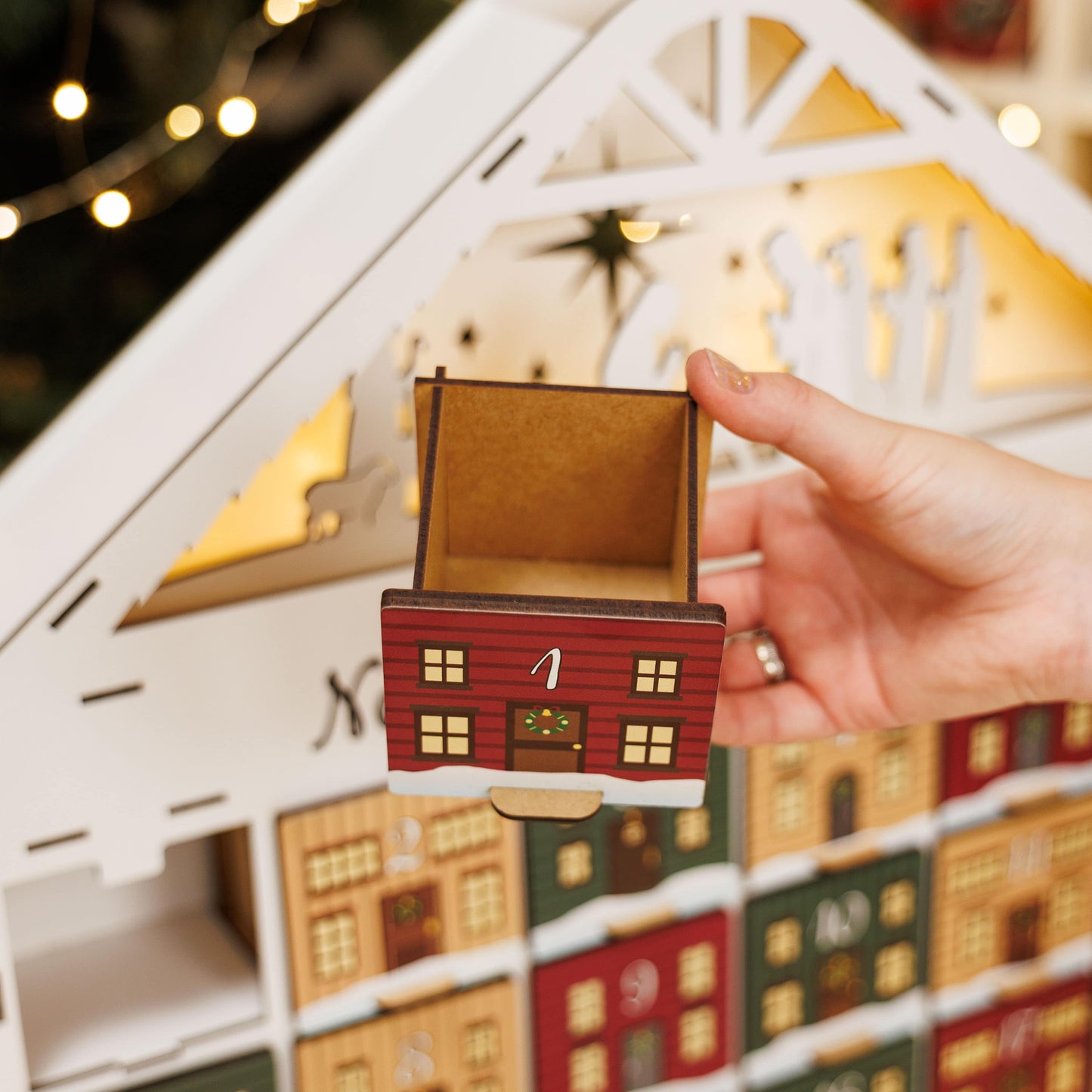 Christmas Advent Calendar - Colored - Renee Lane Company