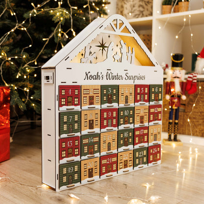 Christmas Advent Calendar - Colored - Renee Lane Company