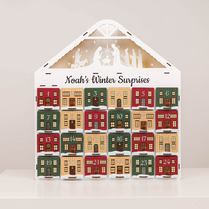 Christmas Advent Calendar - Colored - Renee Lane Company
