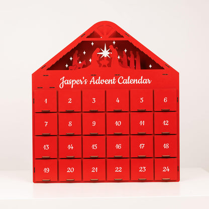 Christmas Advent Calendar - Red - Renee Lane Company