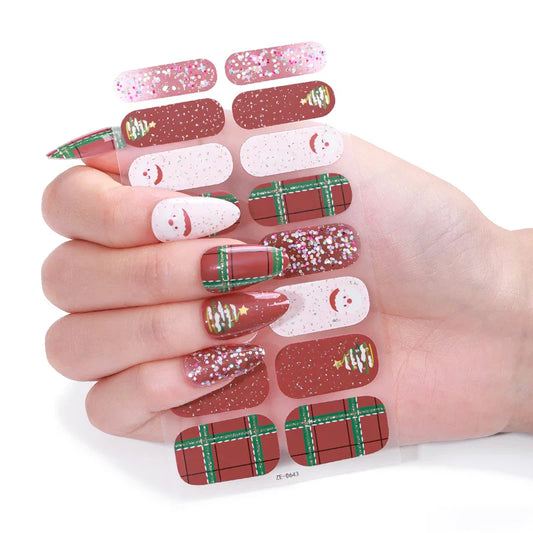 Christmas Happy Gel Nails - Renee Lane Company