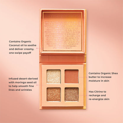Citrine Crystal Eyeshadow Quad - Renee Lane Company