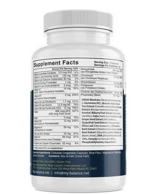 Clarity - Bright Minds Multivitamin - Renee Lane Company