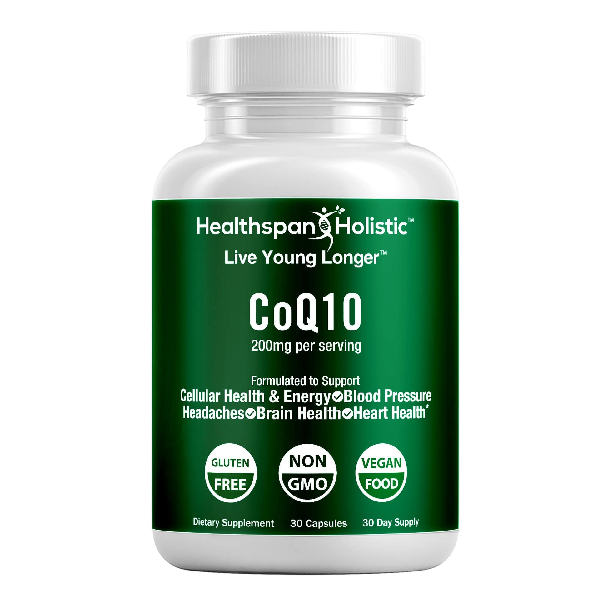 CoQ10 Supplement 30 Capsules - Renee Lane Company