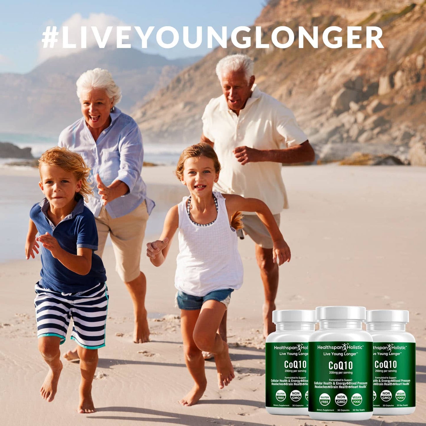 CoQ10 Supplement 30 Capsules - Renee Lane Company