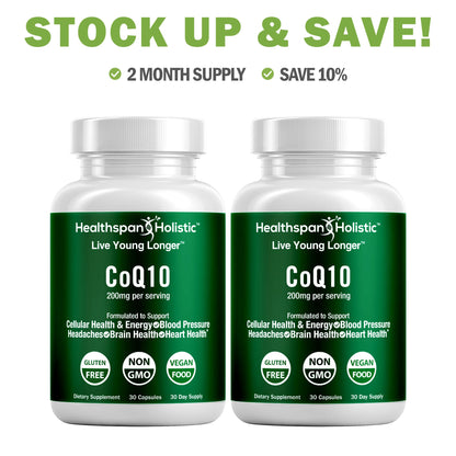 CoQ10 Supplement 30 Capsules