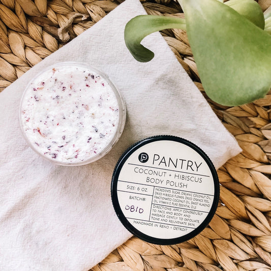 Coconut + Hibiscus Body Polish | Summertime Sugar Scrub - Renee Lane Company