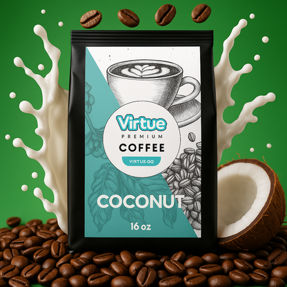 Coconut Creme Flavored Coffee – 16oz | Virtrue Premium