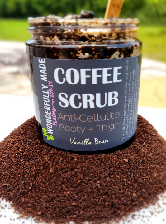 Coffee Scrub Anti-Cellulite Polish for Booty and Thigh - Renee Lane Company