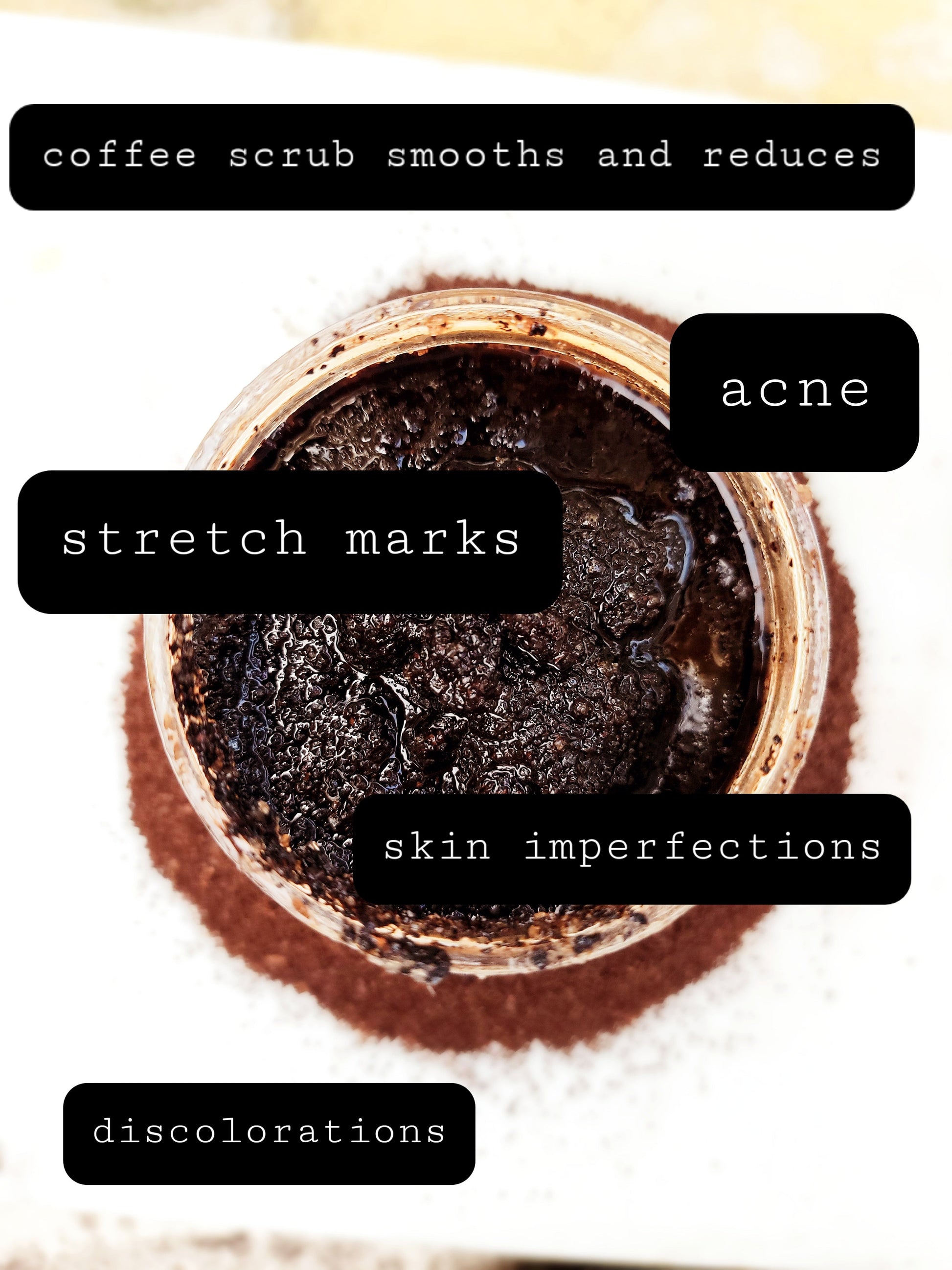 Coffee Scrub Anti-Cellulite Polish for Booty and Thigh - Renee Lane Company