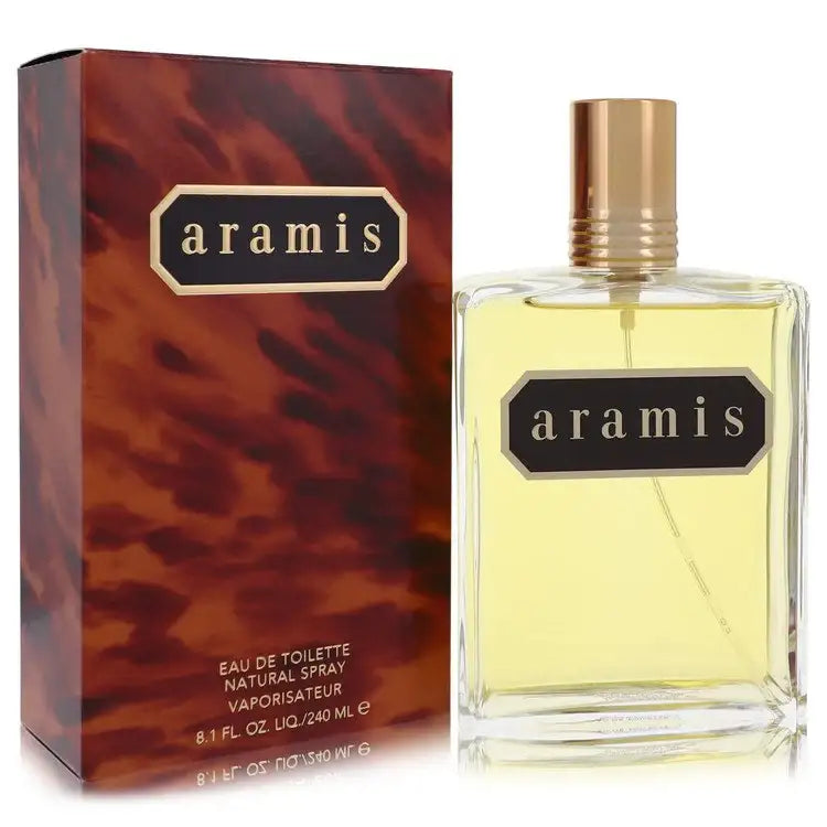 Men's Aramis Eau de Toilette cologne bottle and aramis box
