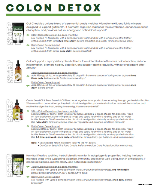 Colon Detox Kit - Renee Lane Company