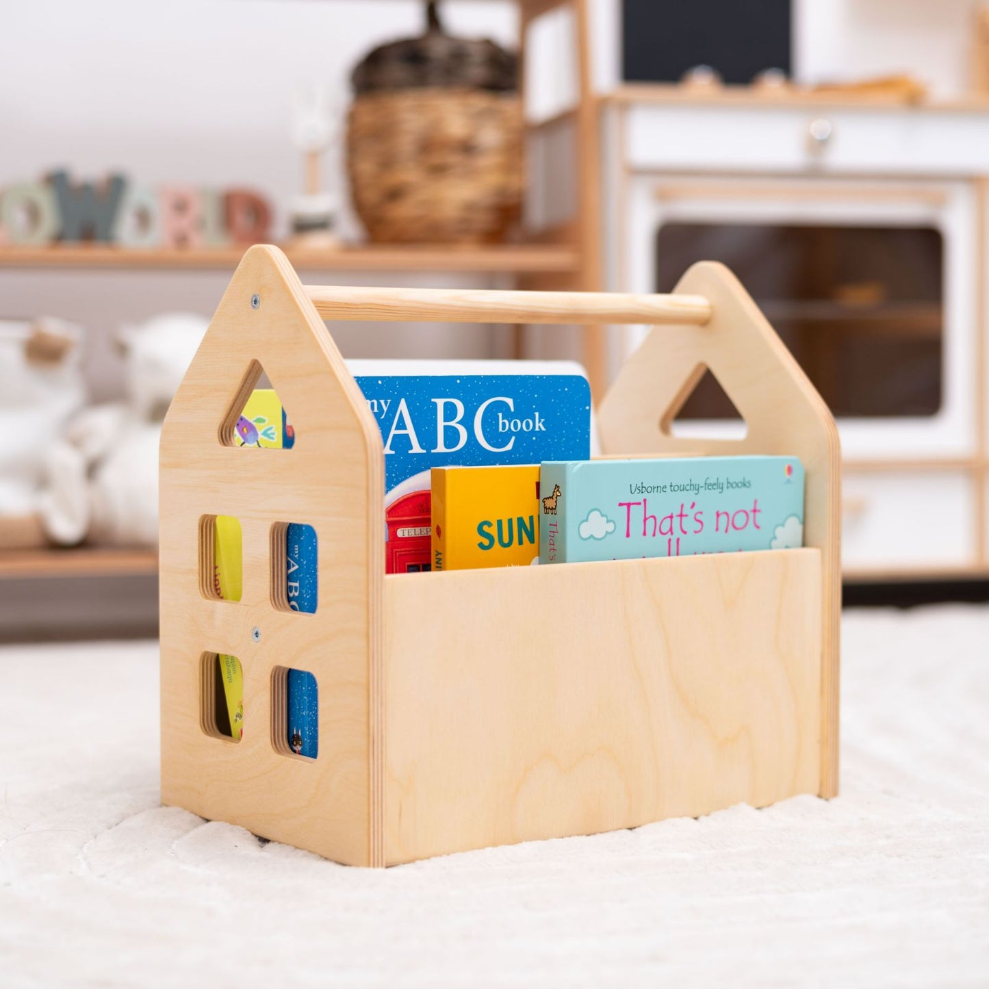 Color Montessori Book Shelves - Renee Lane Company