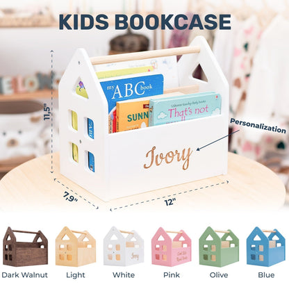 Color Montessori Book Shelves - Renee Lane Company