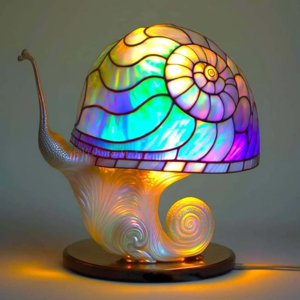 Colored Resin Plant Series Desk Lamp - Renee Lane Company